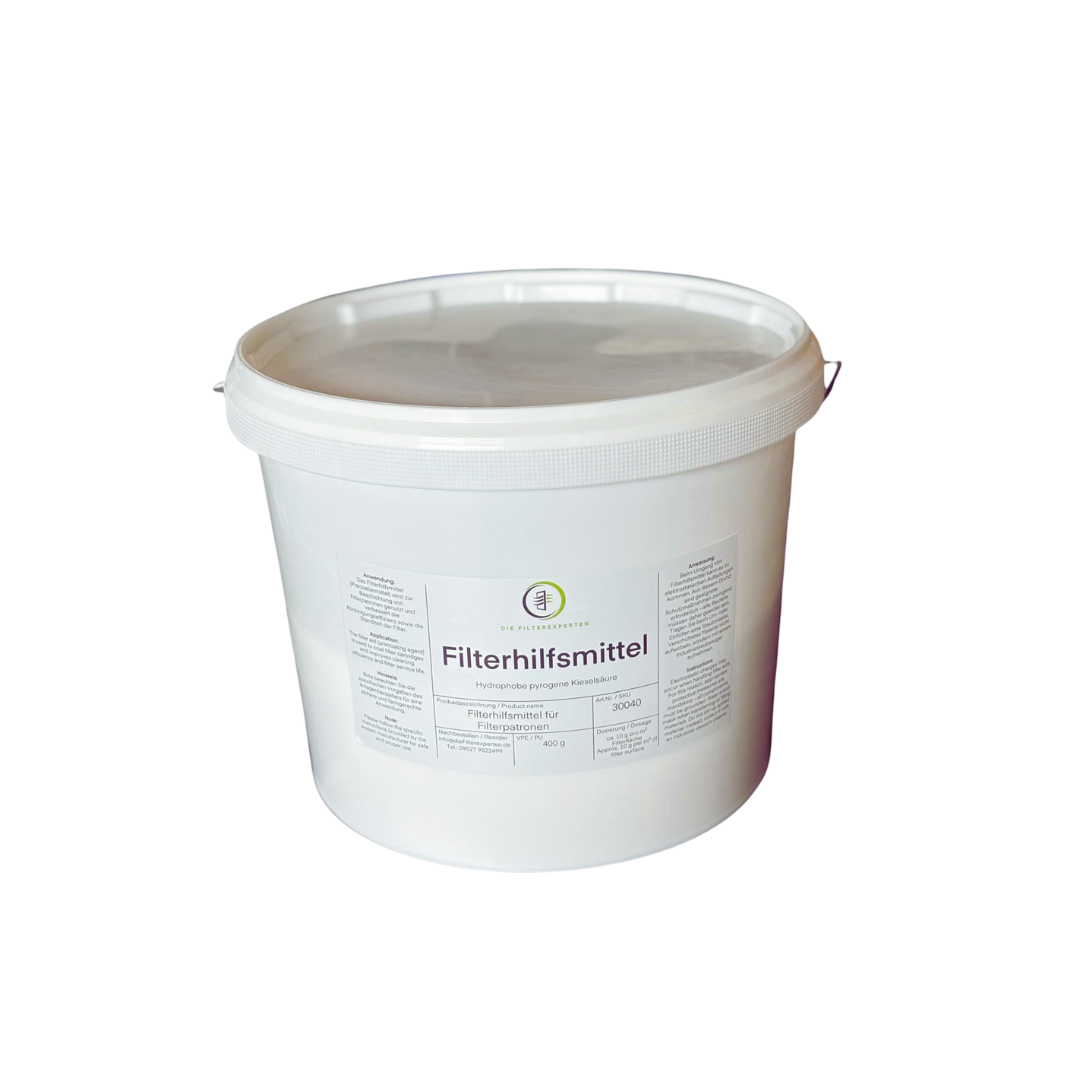 Filterhilfsmittel für Filterpatronen, 400 g (im Eimer)