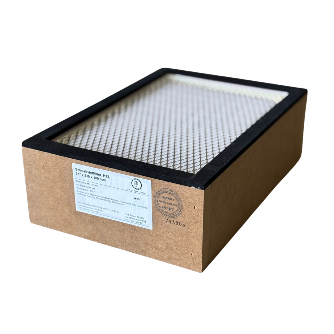 Schwebstofffilter H13, 337 x 230 x 100 mm