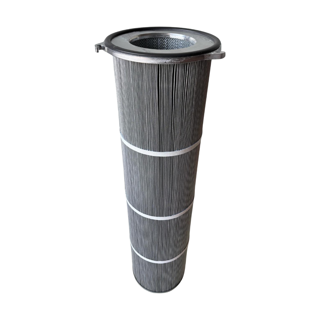 Filterpatrone – Typ "Polyester PTFE + Antistatisch" Ø 326 x 1320 mm | Filterfläche 26 m²
